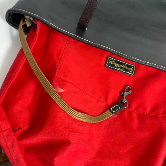 Dooney Bourke Black Saffiano Leather Large Travel Weekender Everyday Tote Bag - Picture 13 of 14